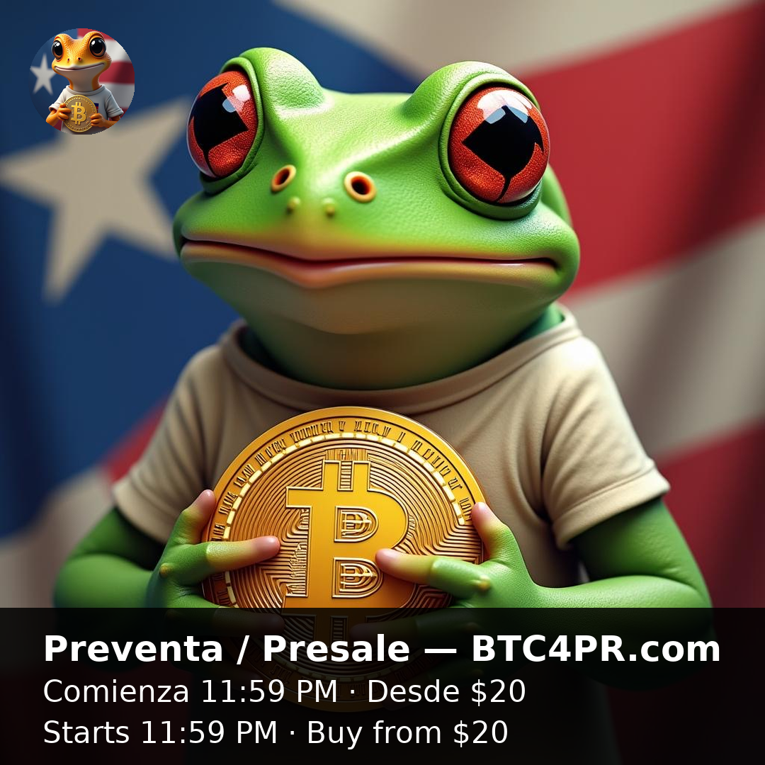 Bitcoin for Puerto Rico Presale Event
