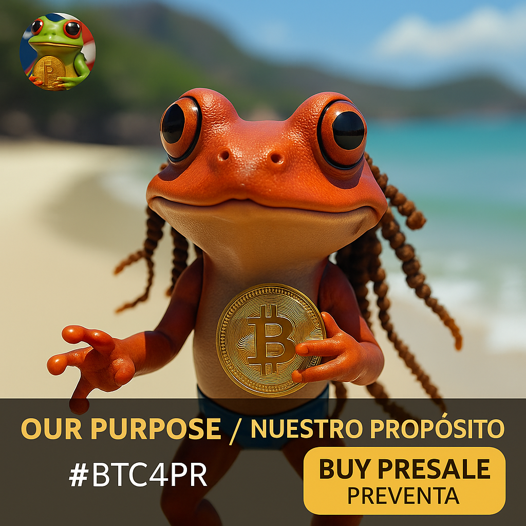Bitcoin for Puerto Rico- Our Purpose btc4prå